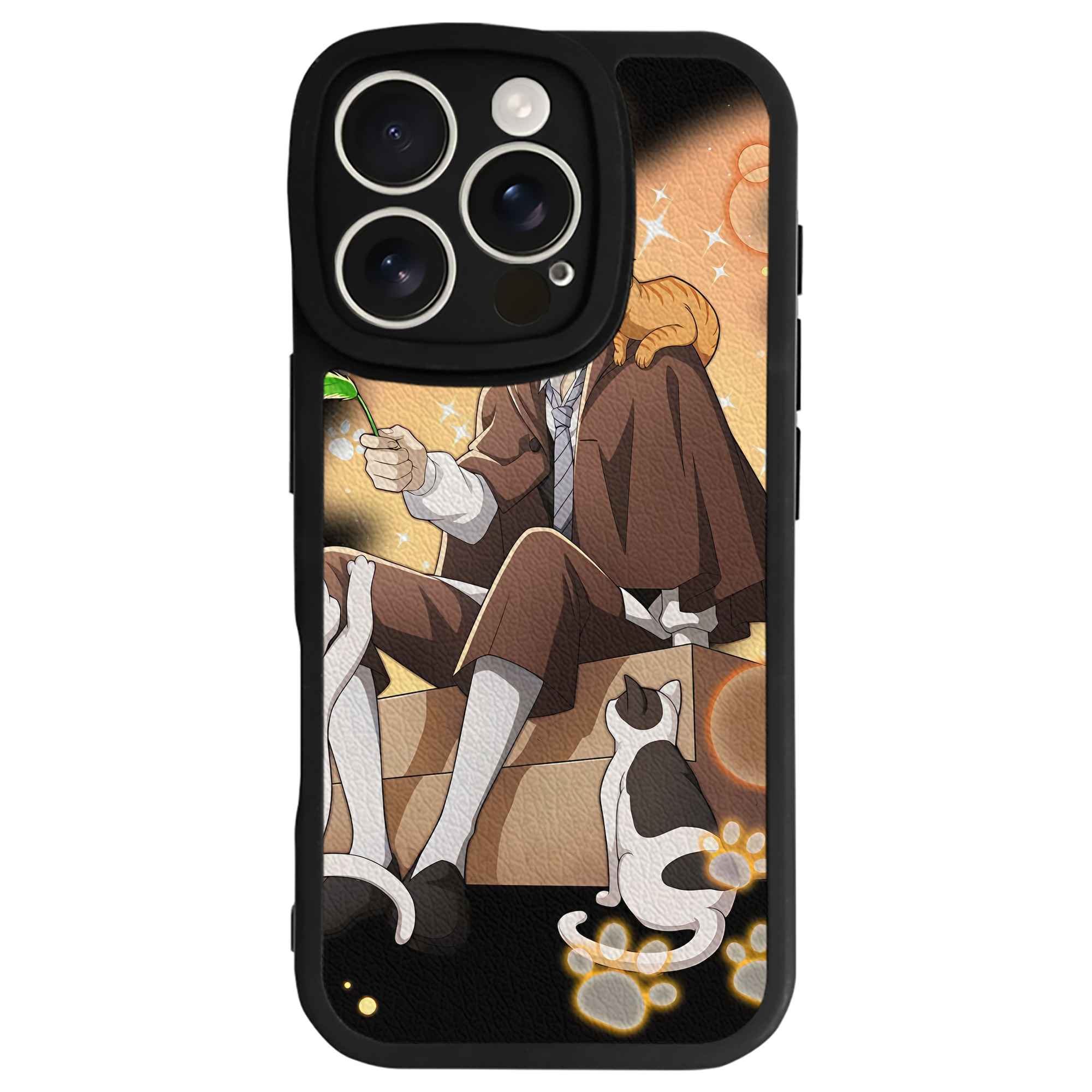 （画像用） 文豪ストレイドッグス Bungo Stray Dogs 【iPhone 16シリーズ対応】シリコンスマホケース（レザー調） 材質：シリコン